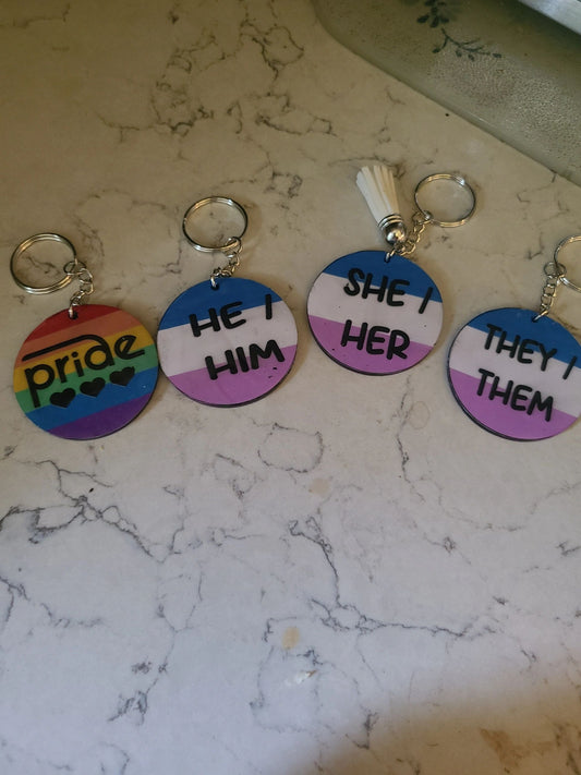 Pride keychains